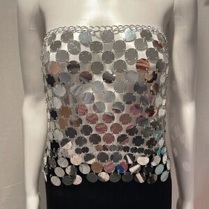 Micas Fun Round Sequined Top or‎ Skirt Size Small